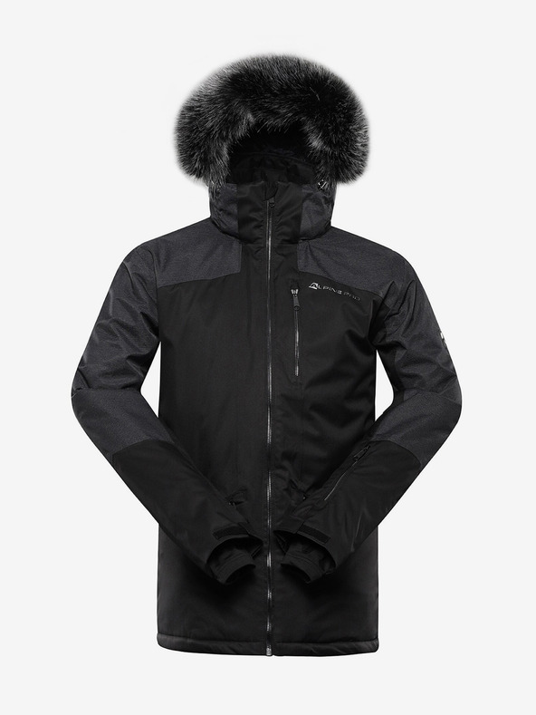 ALPINE PRO Olad Jachetă Negru