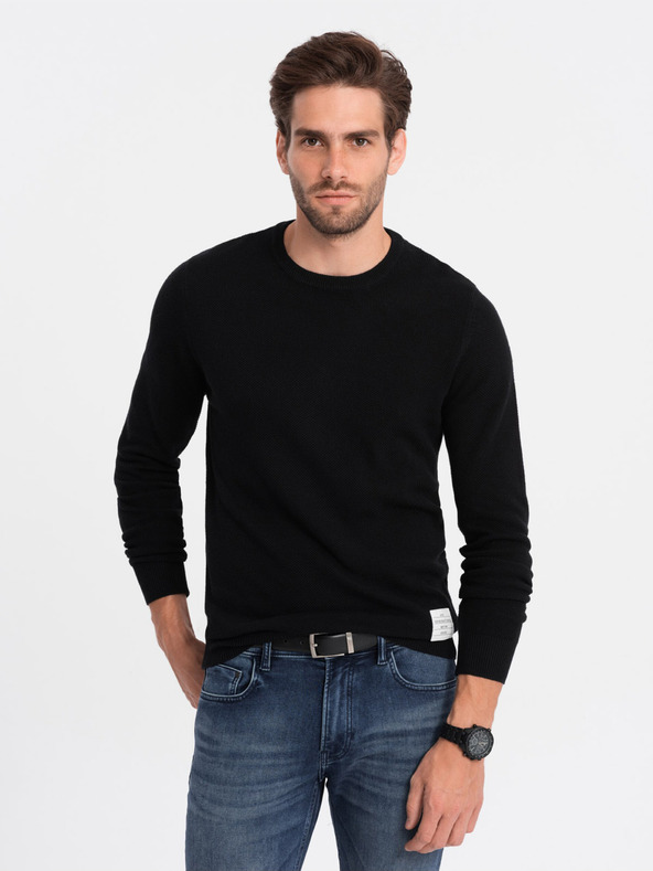 Ombre Clothing Pulover Negru