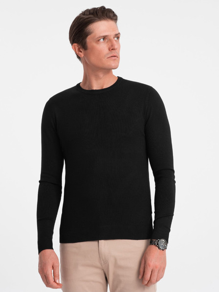 Ombre Clothing Pulover negru Ombre Clothing pentru bărbați