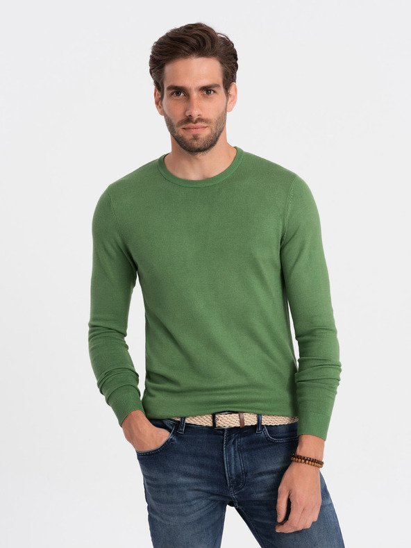 Ombre Clothing Pulover Verde