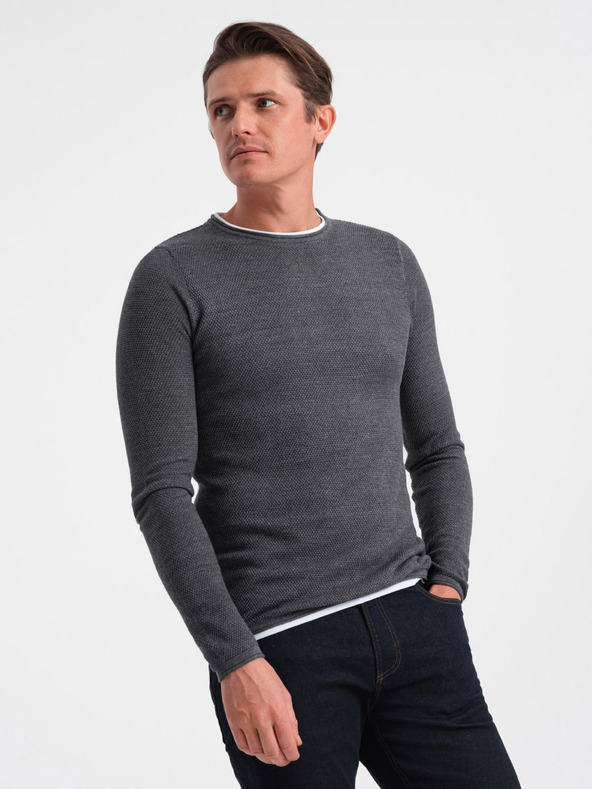 Ombre Clothing Pulover Gri