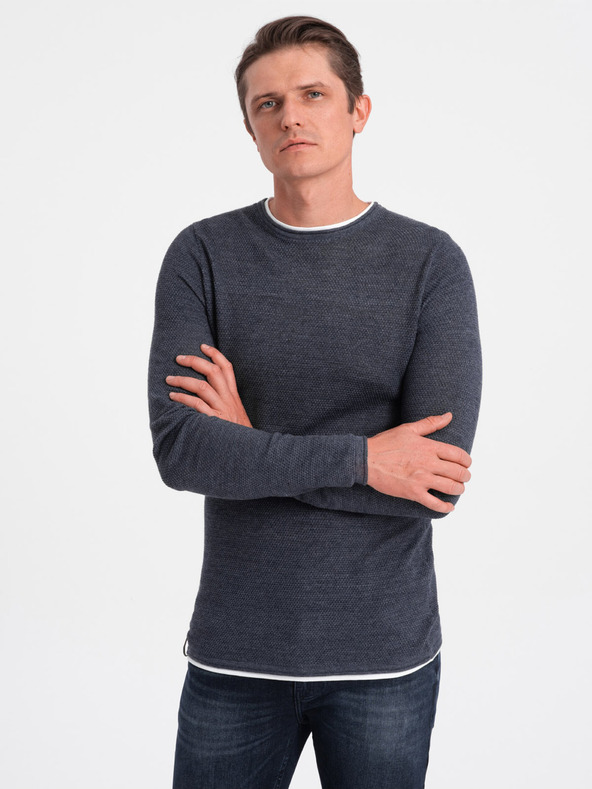 Ombre Clothing Pulover Albastru