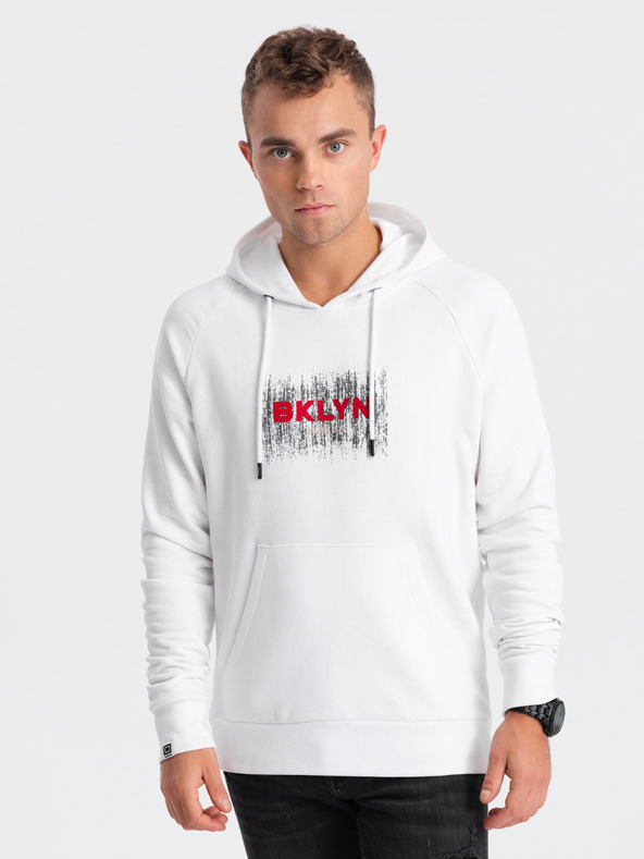 Ombre Clothing Hanorac Alb