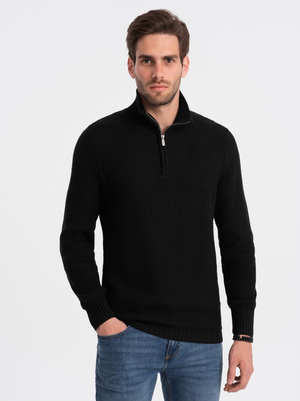 Ombre Clothing Pulover Negru