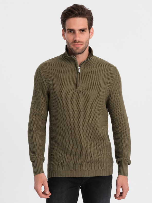 Ombre Clothing Pulover Verde