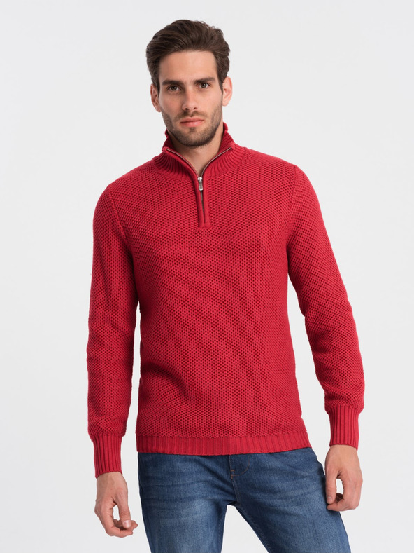 Ombre Clothing Pulover Roșu
