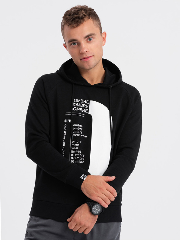 Ombre Clothing Hanorac Negru
