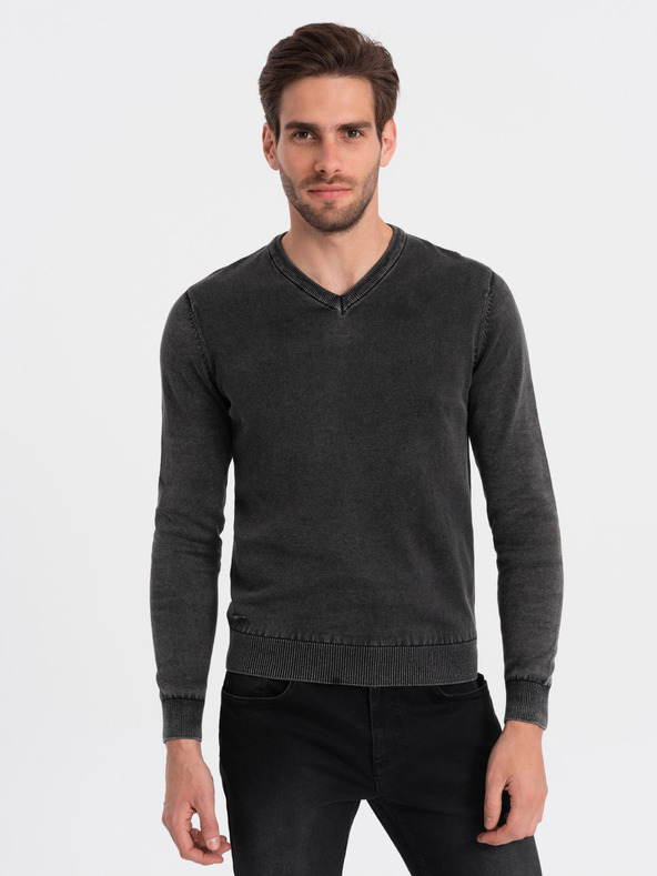 Ombre Clothing Pulover Negru