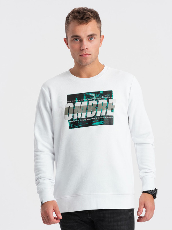 Ombre Clothing Hanorac Alb