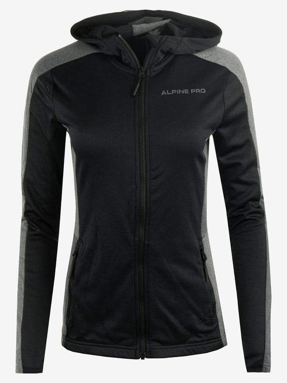 ALPINE PRO Seleda Hanorac Negru
