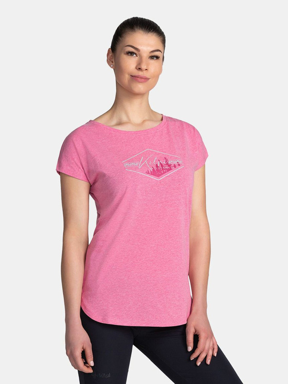 Kilpi Tricou imprimat pentru femei, roz Kilpi NELLIM