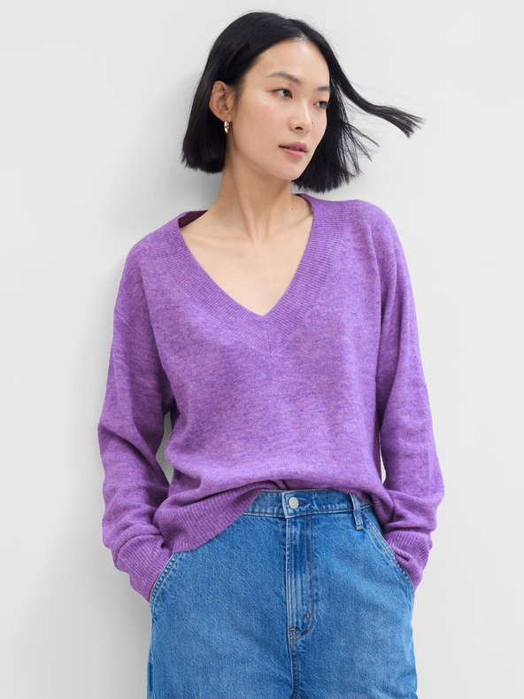 GAP Pulover tricotat cu decolteu în V GAP