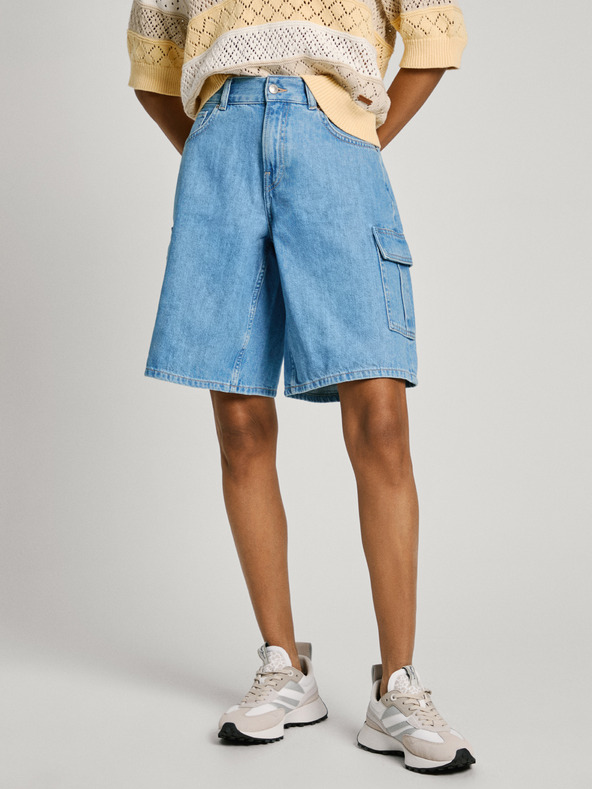 Pepe Jeans Pantaloni scurți Albastru