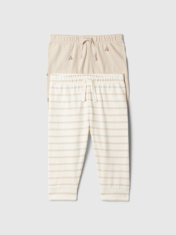 GAP Pantaloni copii 2 piese Bej