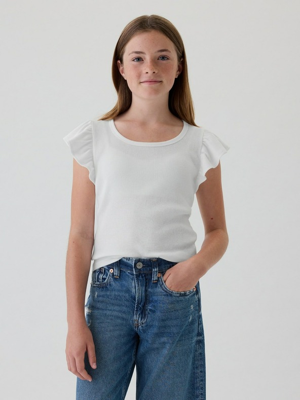 GAP Tricou pentru copii Alb