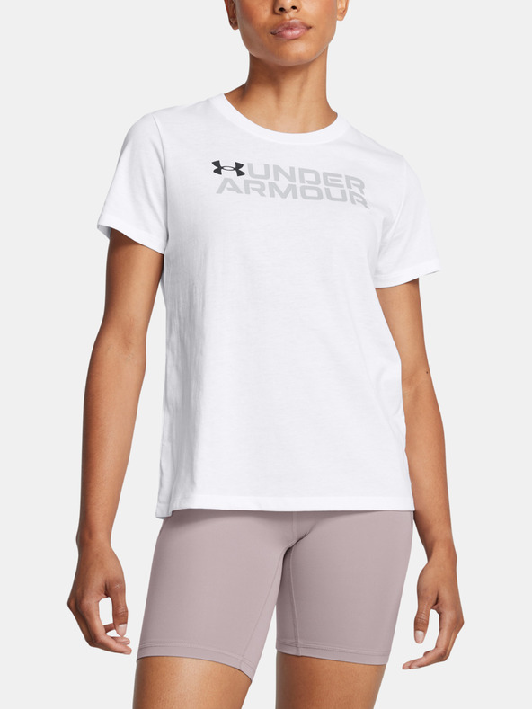 Under Armour UA Big Logo Pack SS Tricou Alb