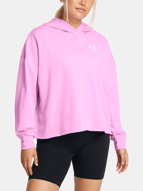 Under Armour UA Rival Terry OS Hoodie Hanorac Roz