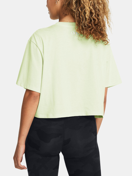 Under Armour UA Boxy Crop Logo SS Tricou