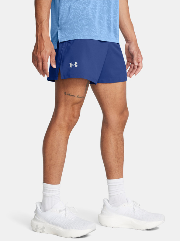 Under Armour UA Launch 5 Unlined Pantaloni scurți Albastru