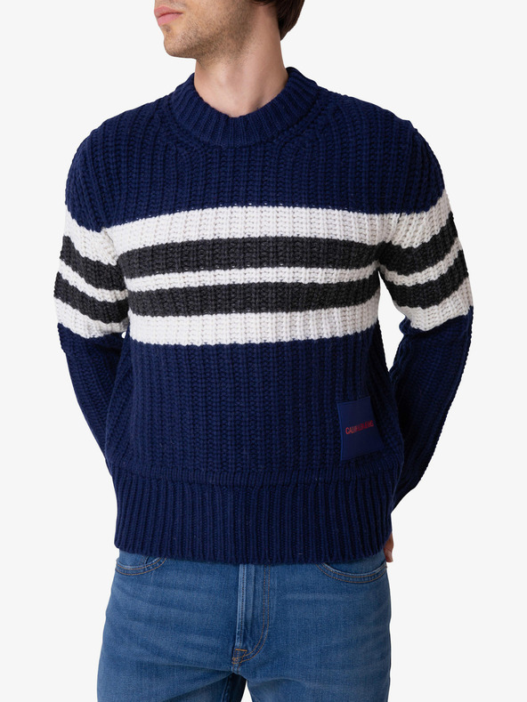 Calvin Klein Jeans Pulover Albastru