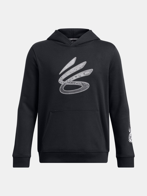 Under Armour Curry Boys Splash Hoodie Hanorac pentru copii Negru