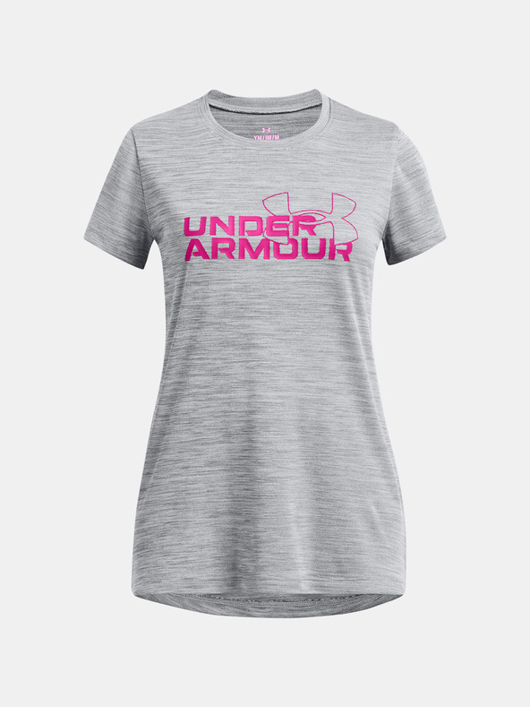 Under Armour UA G Tech Twist Wdmk Logo SS Tricou pentru copii Negru