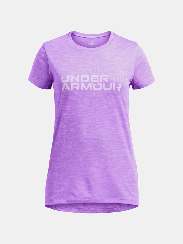 Under Armour UA G Tech Twist Wdmk Logo SS Tricou pentru copii Violet