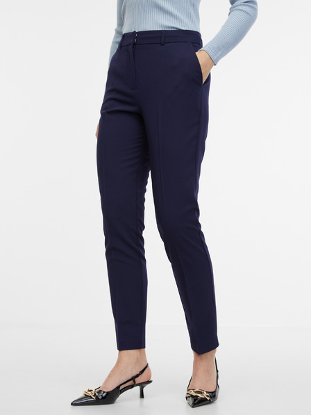 Orsay Pantaloni de damă albastru închis ORSAY