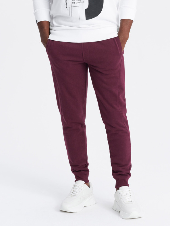 Ombre Clothing Pantaloni de trening Roșu