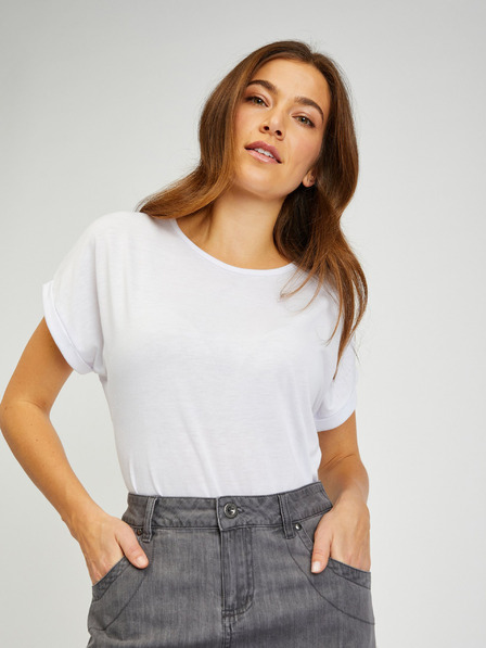 Sam 73 Fustă din denim gri pentru femei SAM73 Gemini