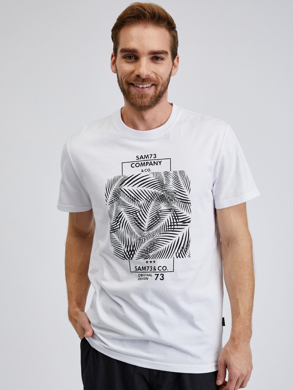 Sam 73 Almandit Tricou Alb