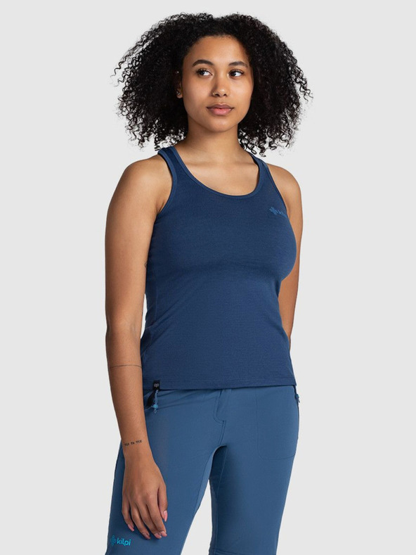 Kilpi Tricou funcțional din lână Merino pentru femei Kilpi MIRIEN-W Dark Blue