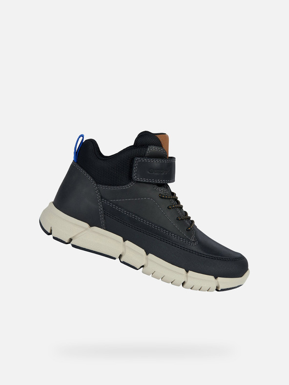 Geox Flexyper Ghete pe gleznă pentru copii Negru
