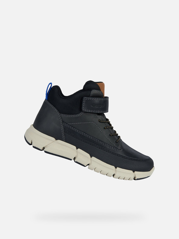 Geox Flexyper Ghete pe gleznă pentru copii Negru