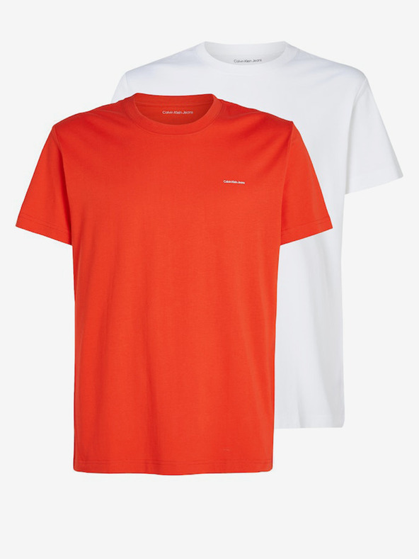 Calvin Klein Jeans Tricou 2 buc Roșu