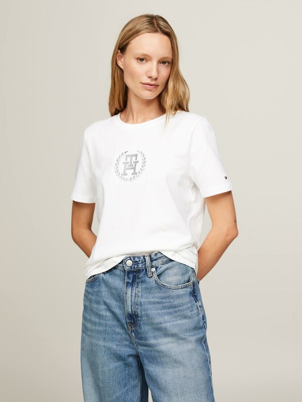 Tommy Hilfiger Tricou Alb