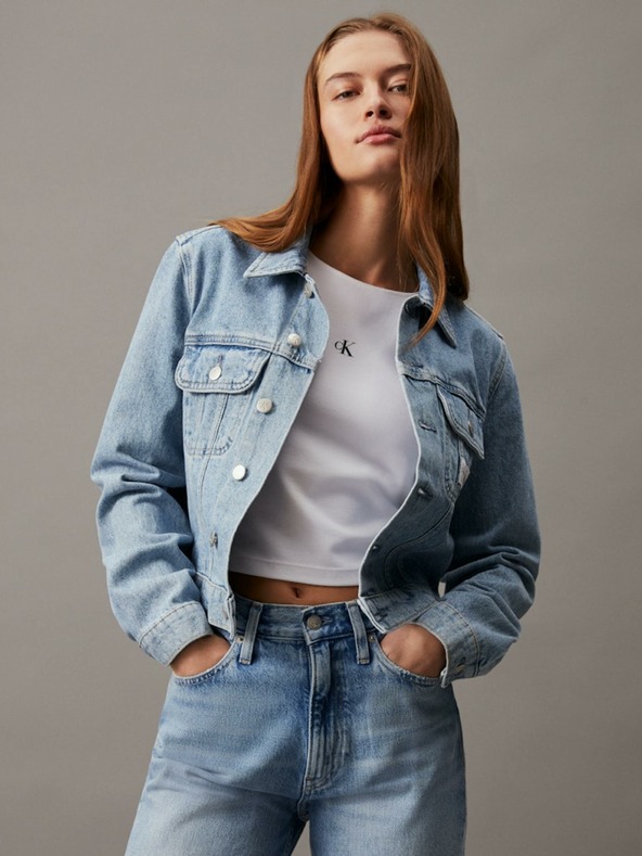 Calvin Klein Jeans 90s Jachetă Albastru