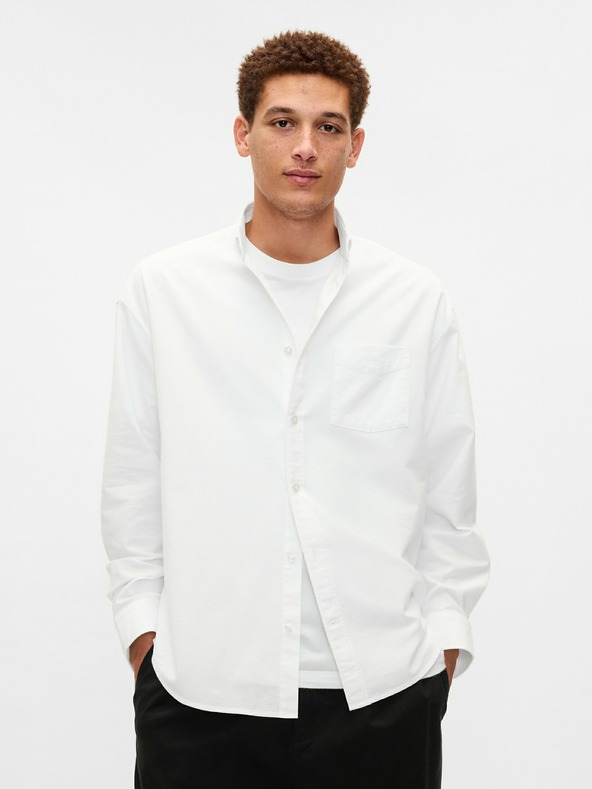 GAP Oxford Big Cămașă Alb