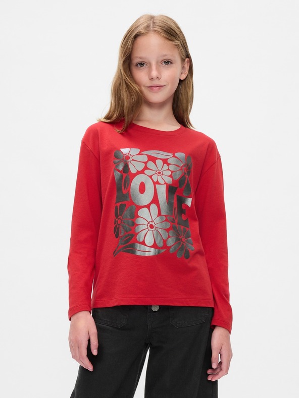 GAP Tricou pentru copii Roșu