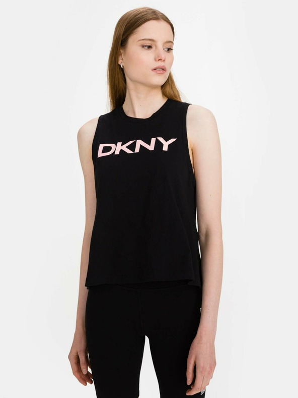 DKNY Sollip Logo Maieu Negru