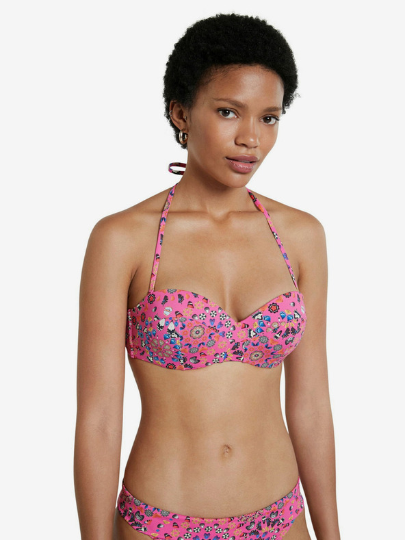 Desigual Biki Bahamas Partea superioară a costumului de baie Roz