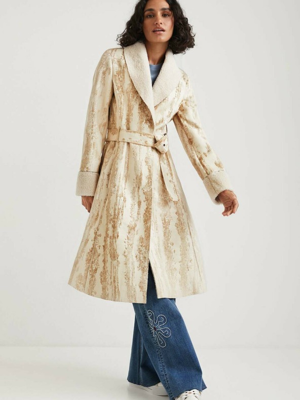Desigual Marvelous Palton Bej
