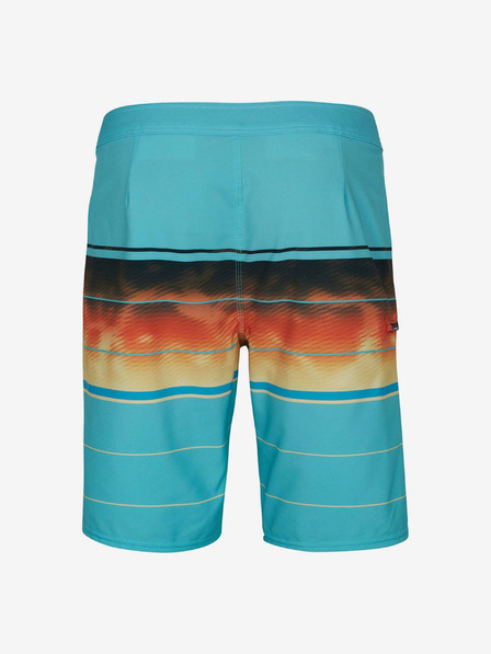 O'Neill Costum de baie cu dungi turcoaz pentru bărbați O'Neill PMHYPERFREAK WANDERER BOARDSH