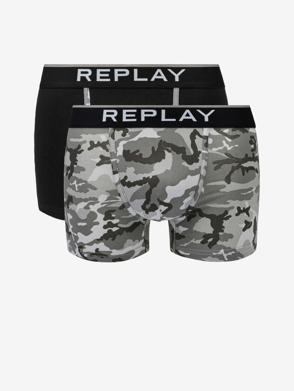 Replay Boxeri 2 buc Gri