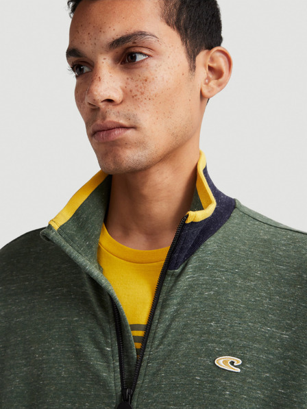 O'Neill Sweatshirt O'Neill 2-Knit Zip verde pentru bărbați