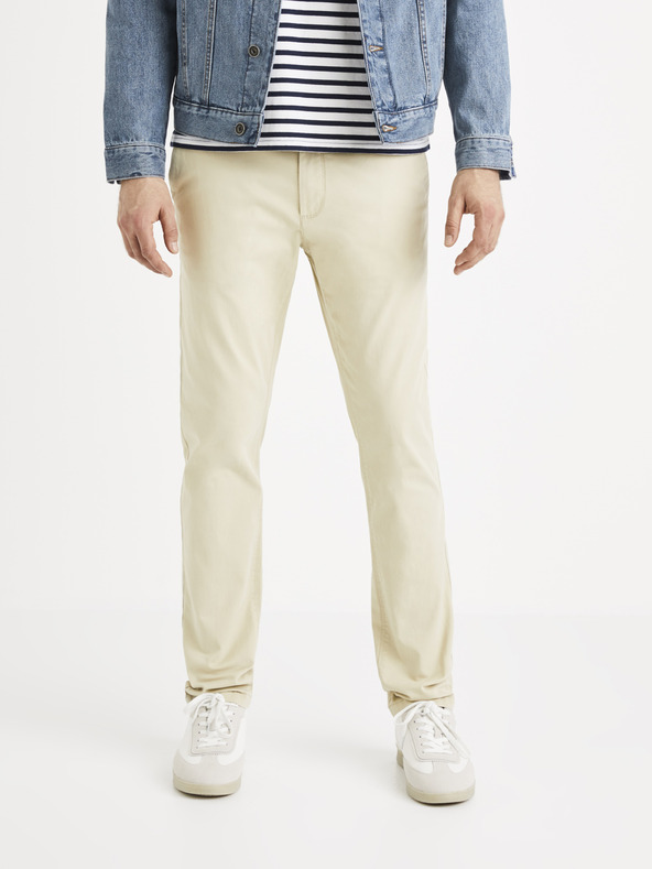 Celio Roprime Chino Pantaloni Alb