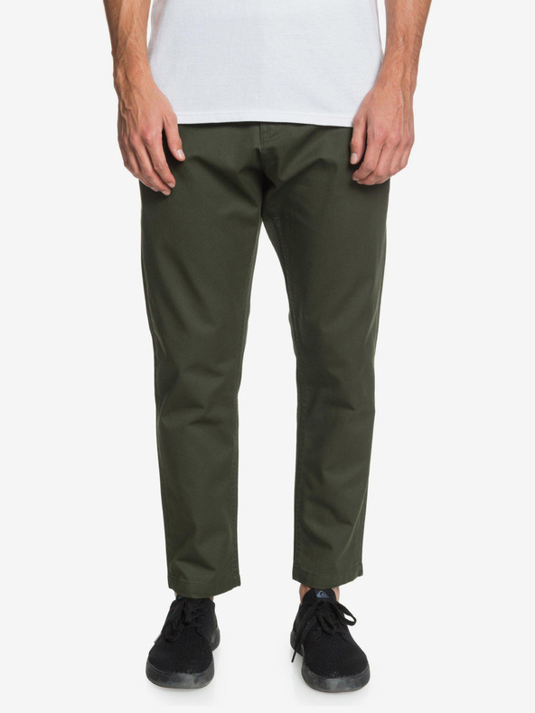 Quiksilver Pantaloni verzi Quiksilver Disaray pentru bărbați
