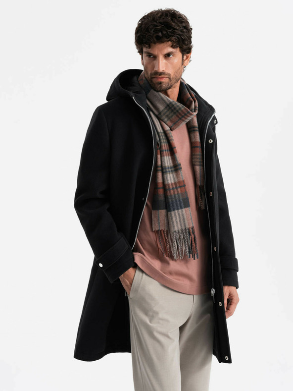 Ombre Clothing Palton Negru