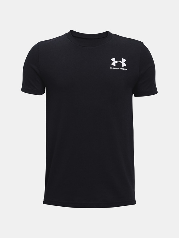 Under Armour UA B Sportsttyle Left Chest SS Tricou pentru copii Negru