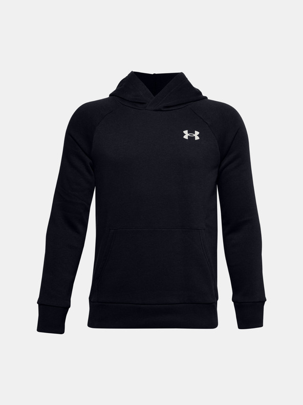 Under Armour UA Rival Cotton Hoodie Hanorac pentru copii Negru